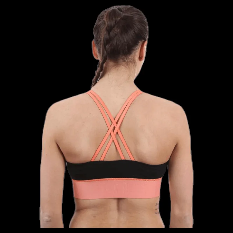 Discount Super.Natural Motion Yoga Bra Orange/Black Orange och Svart