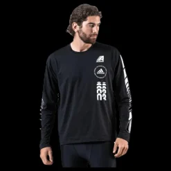 adidas Moto LS Tee Black Svart Discount