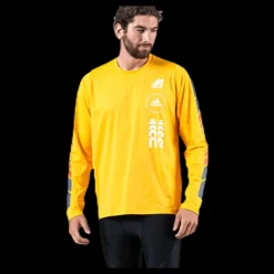 Outlet adidas Moto LS Tee Yellow Gul