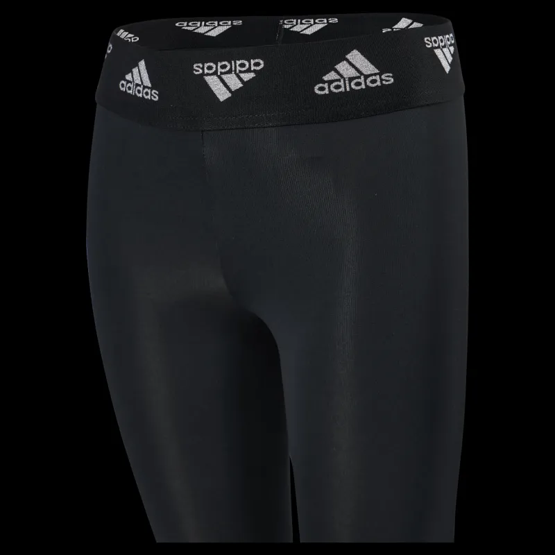 Best adidas Move Doubleknit Metallic Print Tight Black / Silver Metallic Svart