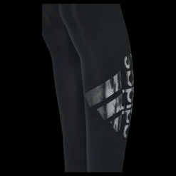 Best adidas Move Doubleknit Metallic Print Tight Black / Silver Metallic Svart