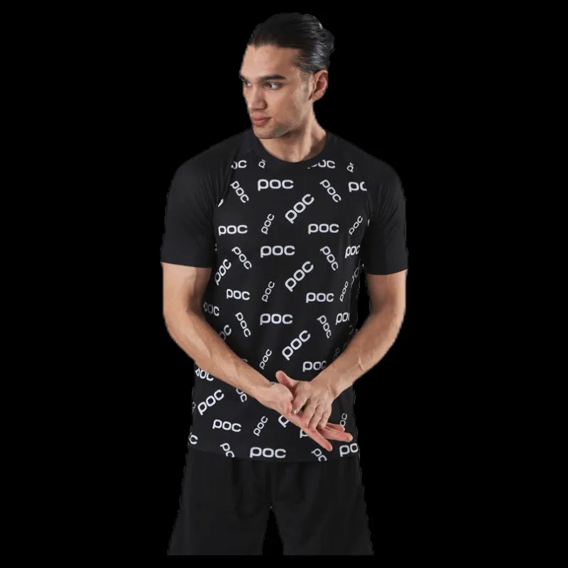 POC MTB Pure Tee Black Svart Clearance