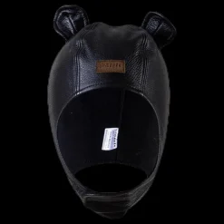 Discount Lindberg Musse Leather Cap Black Svart