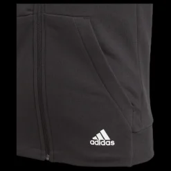 adidas Must Haves 3S Full Zip Hoodie Black / White Svart Outlet