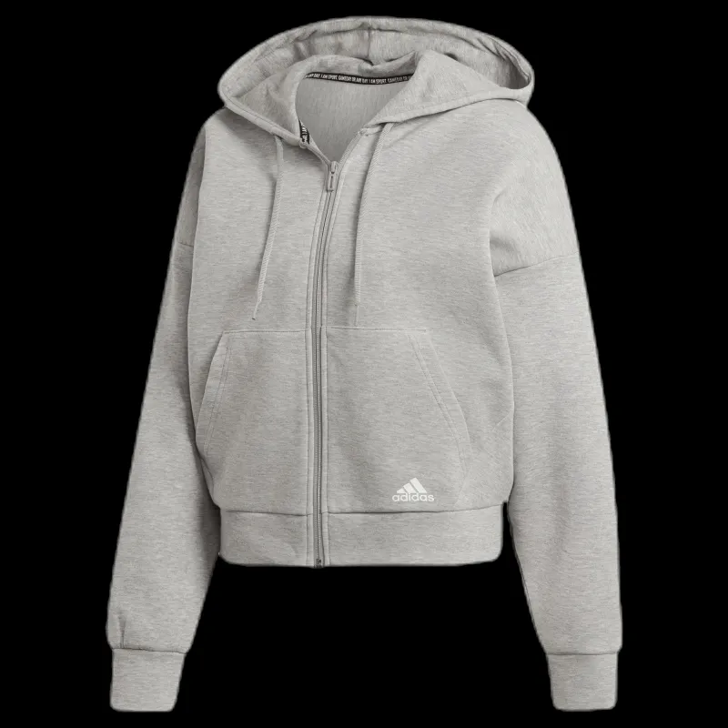 adidas Must Haves 3S Hood White/Grey Grå Best