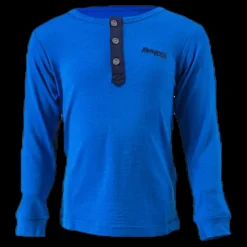 Bergans of Norway Myske Wool Kids Shirt Blue Blå Outlet