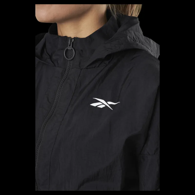 Discount Reebok Myt Hannah Woven Jacket Black Svart