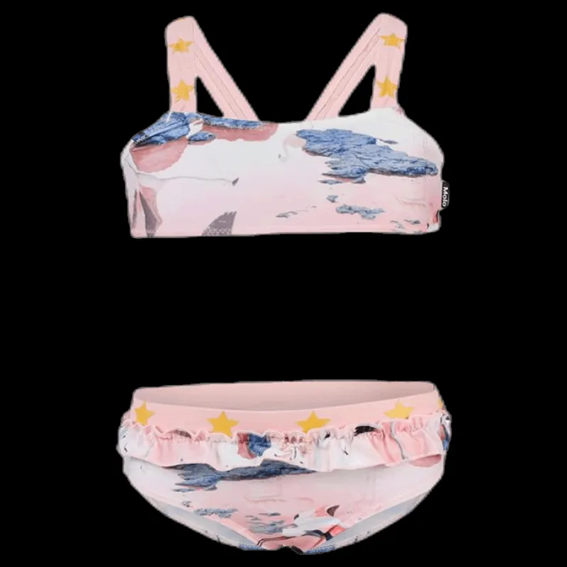 Best Molo Naila Bikini Pink/Patterned Rosa och Mönstrad