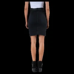 Pieces Nala Mw Pencil Buckle Skirt Black Svart Best