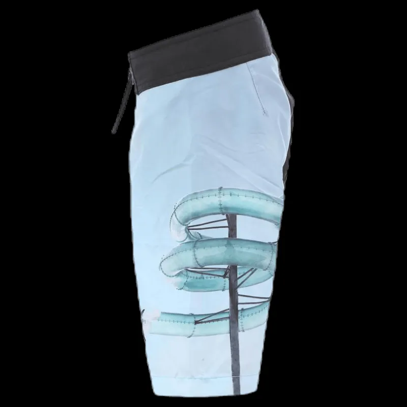 Outlet Molo Nalvaro Bathing Shorts Patterned/White Mönstrad och Vit