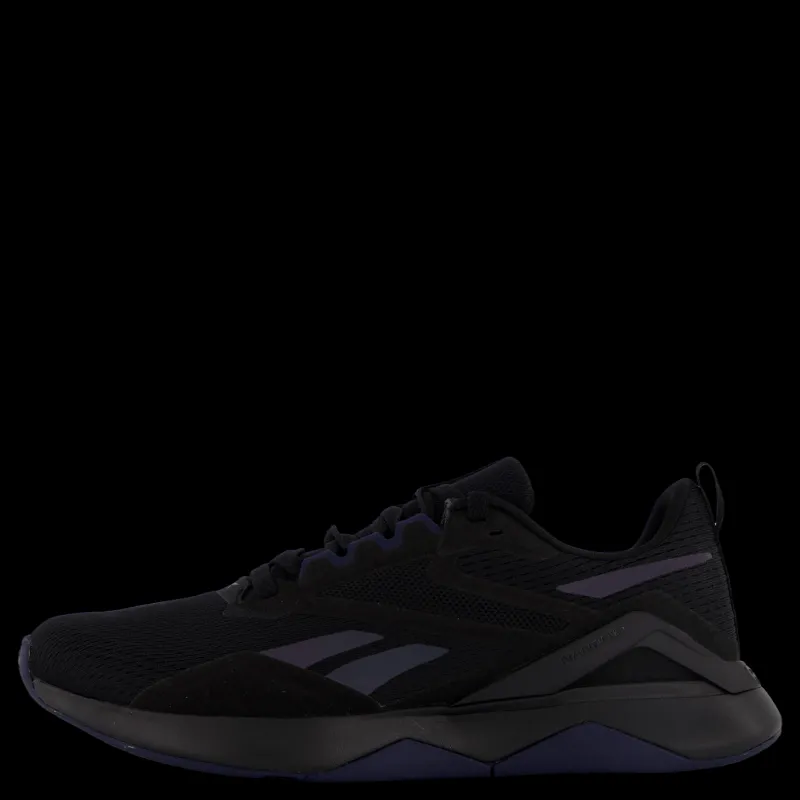 New Reebok Nanoflex Tr 2 Black/grey 6/ Navy Svart