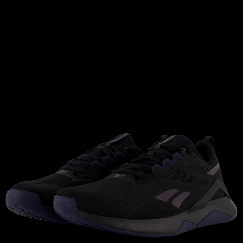 New Reebok Nanoflex Tr 2 Black/grey 6/ Navy Svart