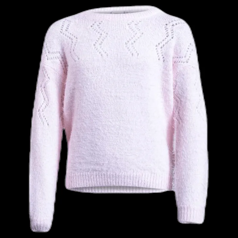 Sale Name It Navilia Ls Knit Pink Rosa