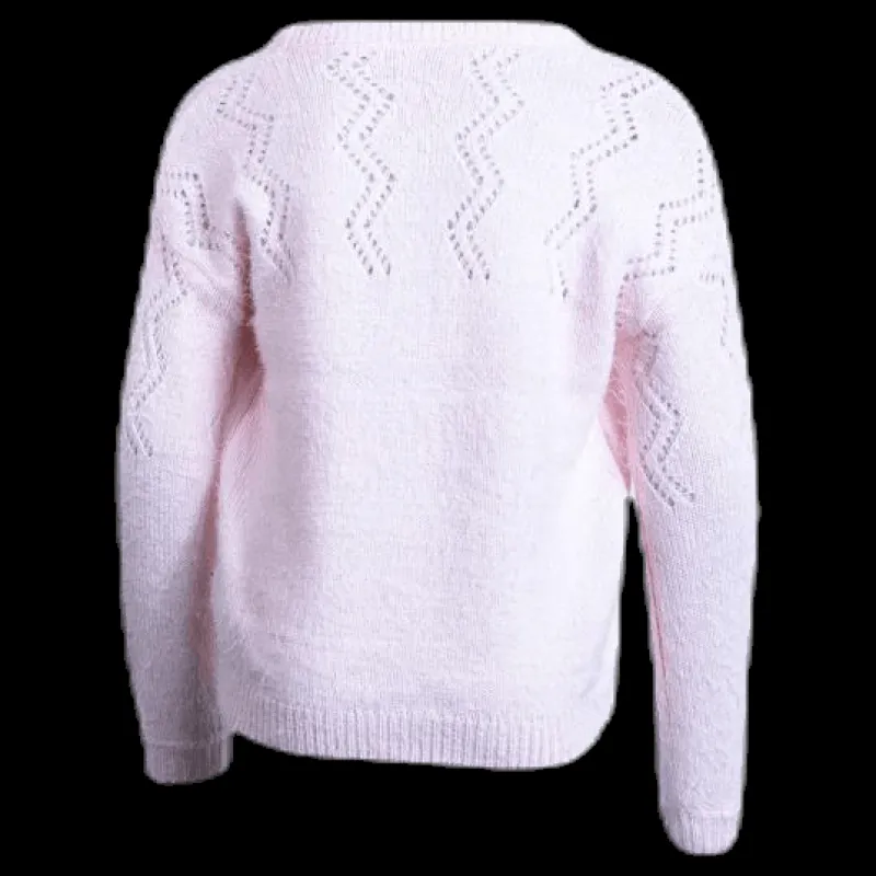 Sale Name It Navilia Ls Knit Pink Rosa