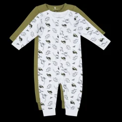 Hot Name It Nbmnightsuit 2p Zip Loden Dino Loden Green Grön
