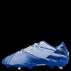 Best adidas Nemeziz 19.1 Firm Ground Boots Cloud White / Royal Blue / Royal Blue Blå