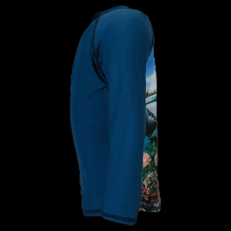 Discount Molo Nemo Rashguard Blue Blå