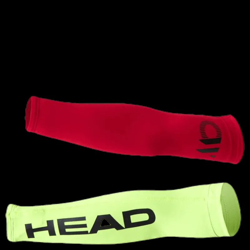 Clearance Head Neon Lycra Sleeves Yellow/Red Gul och Röd