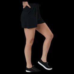Discount Pieces Neora Hw Frill Shorts Black Svart