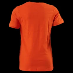 Nike Netherlands Tee Evergreen Crest Junior Orange Röd Clearance
