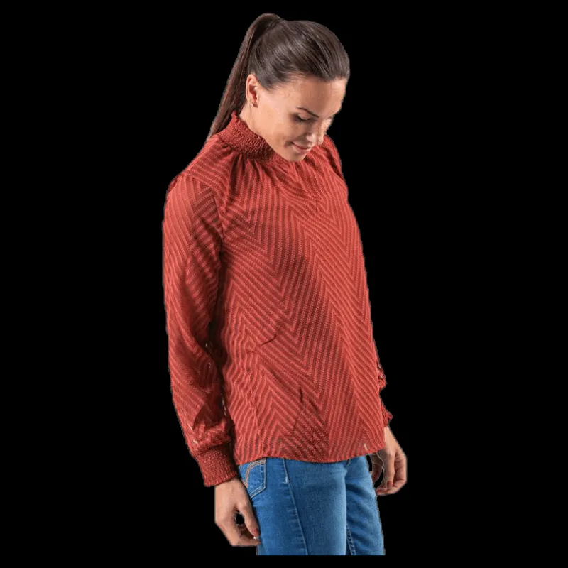 Only New Kayla L/S Top Red Röd Discount