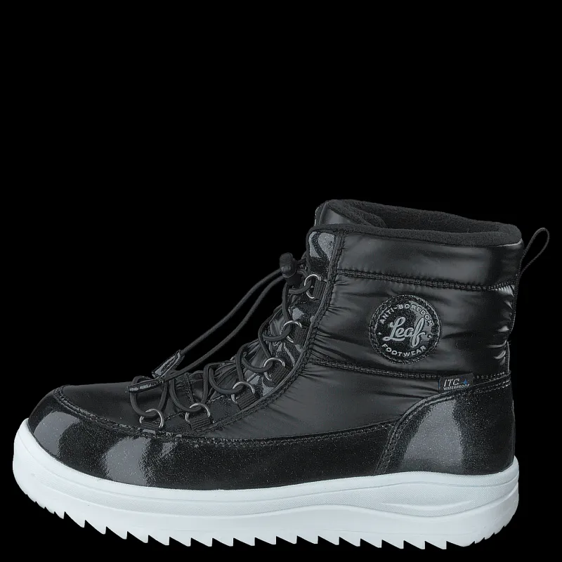 Leaf Nickby Black Svart New