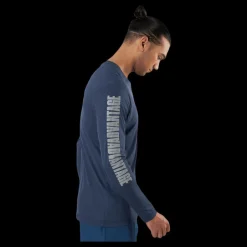 Björn Borg Night LS Perf Tee Blue Blå