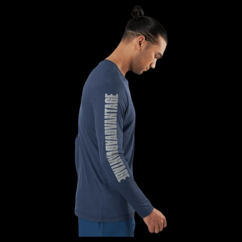 Björn Borg Night LS Perf Tee Blue Blå