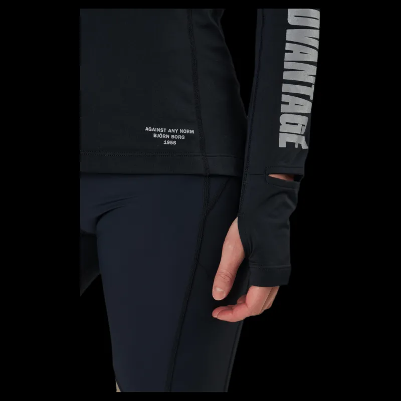 Clearance Björn Borg Night Midlayer Black Svart