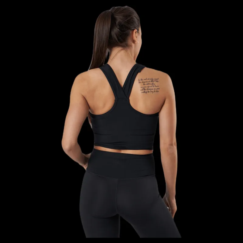 Sale Björn Borg Night Rib Crop Tank Black Svart
