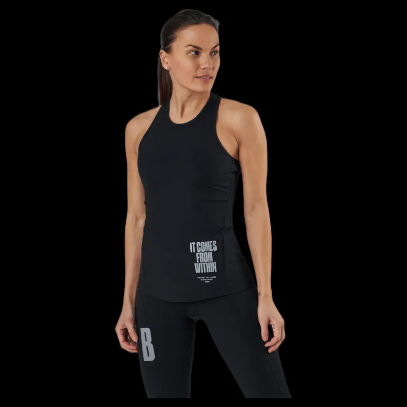 New Björn Borg Night Rib Tank Black Svart