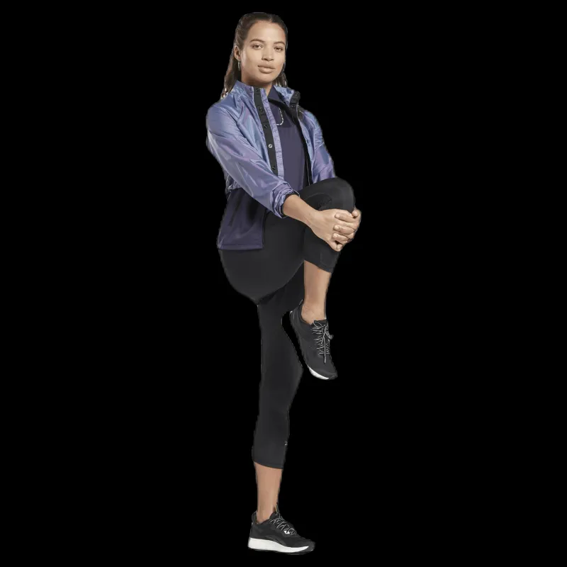 Reebok Night Runner Convert Jacket Purple Lila Clearance