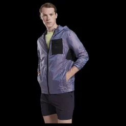 Discount Reebok Night Runner Convert Jacket Purple Lila