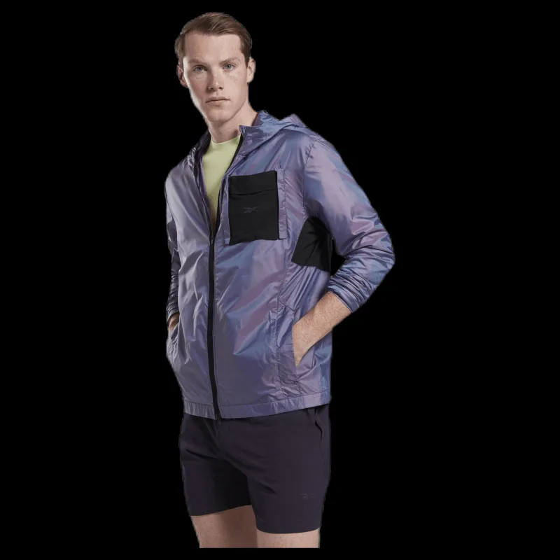Discount Reebok Night Runner Convert Jacket Purple Lila