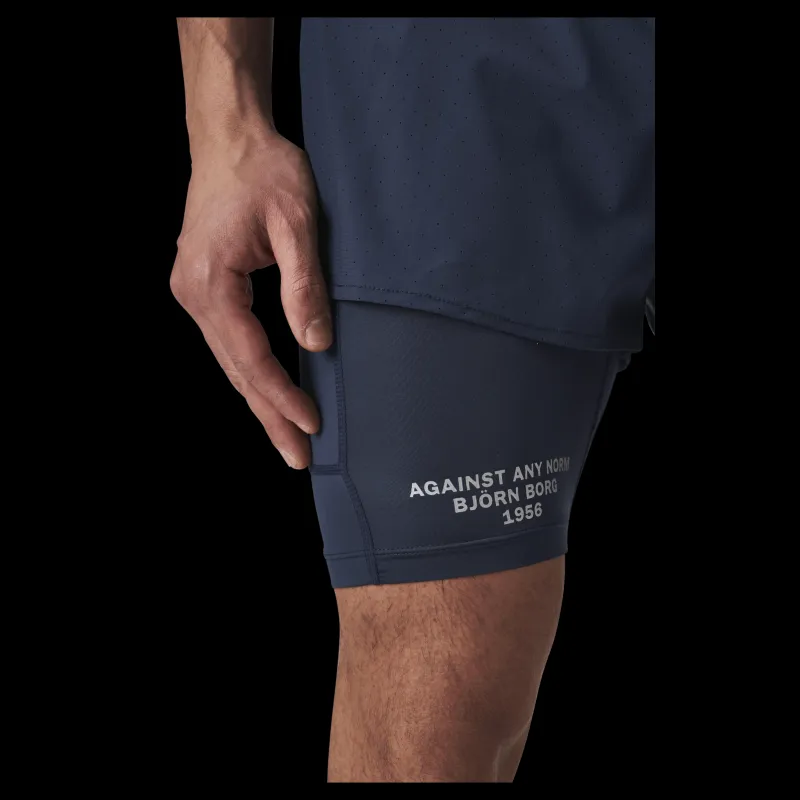 Björn Borg Night Shorts 2.5" Blue Blå Outlet