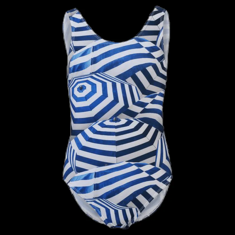 Online Molo Nika Swimsuit Blue/White Blå och Vit