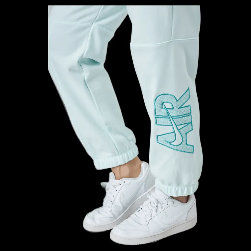 Nike Air Women's Fleece Pants Barely Green/light Dew/washed Blå Hot