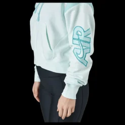Sale Nike Air Women's Full-zip Flee Barely Green/light Dew/washed Blå