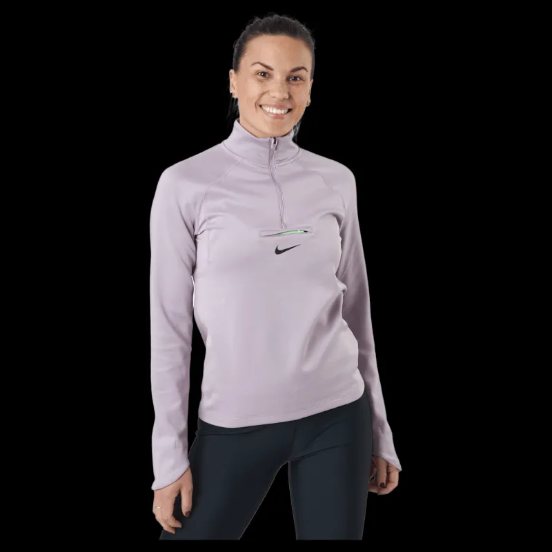 Sale Nike Dri-fit Element Women's T Plum Fog/lime Glow/black Lila