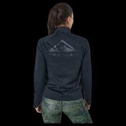 Hot Nike Dri-fit Element Women's T Black/dk Smoke Grey/white Blå