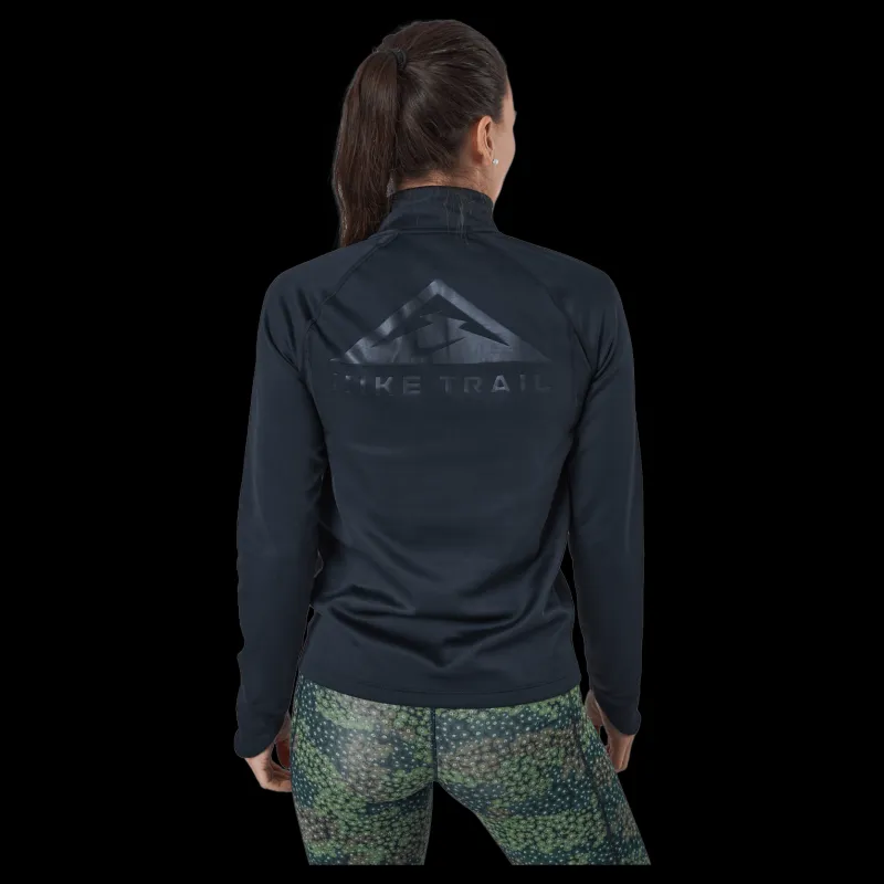 Hot Nike Dri-fit Element Women's T Black/dk Smoke Grey/white Blå