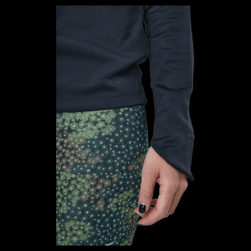 Hot Nike Dri-fit Element Women's T Black/dk Smoke Grey/white Blå