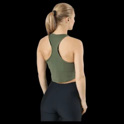 Outlet Nike Dri-fit One Luxe Women's Medium Olive/metallic Gold Grön