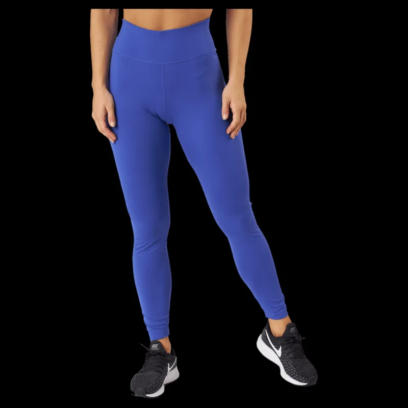 Nike Dri-fit One Women's Mid-r Lapis/white Blå Sale