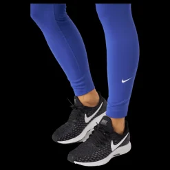 Nike Dri-fit One Women's Mid-r Lapis/white Blå Sale