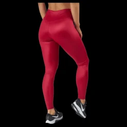 Nike Dri-fit One Women's Mid-r Mystic Hibiscus/white Röd Clearance