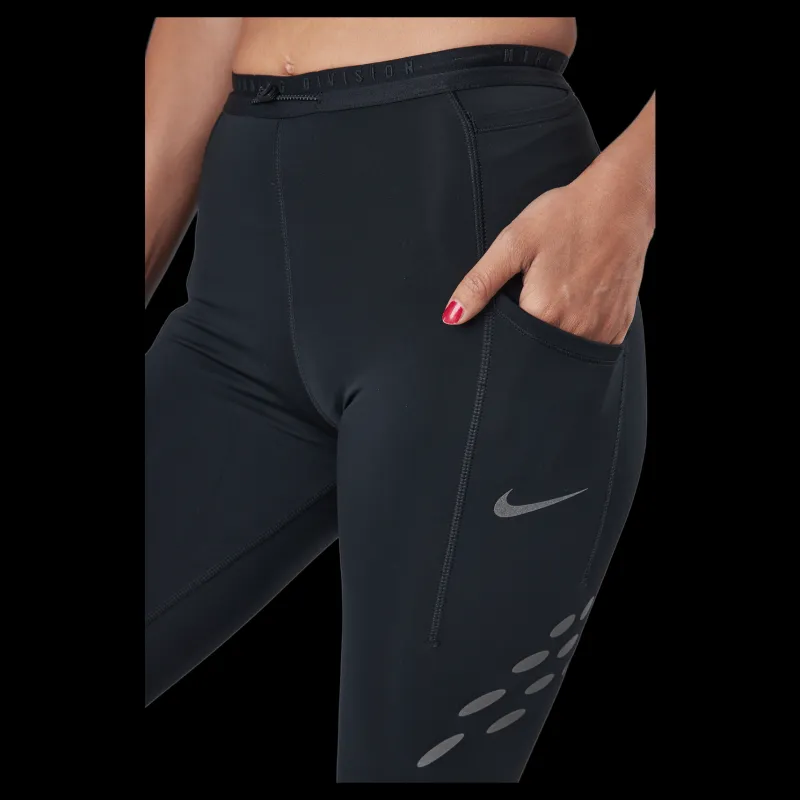 Nike Dri-fit Run Division Wome Black/black Svart Hot