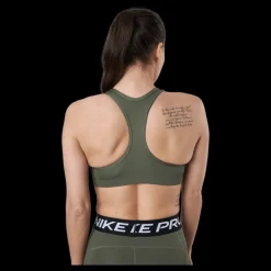 Nike Dri-fit Swoosh Women's Me Medium Olive/white Svart Clearance