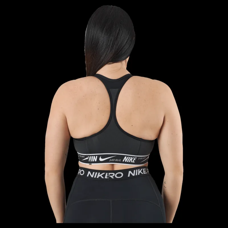 Outlet Nike Dri-fit Swoosh Women's Me Black/black/white Svart