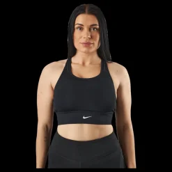 Best Nike Dri-fit Swoosh Women's Me Black/black/white Svart